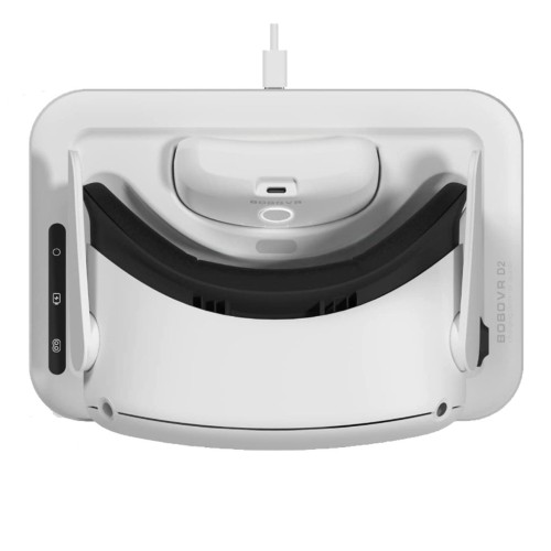 BOBOVR D2 Charging Dock Compatible with Quest 2 and B2 Battery Packs, Charging Station Stand Set,Magnetic Charging Interface,Automatic Adsorption Charging